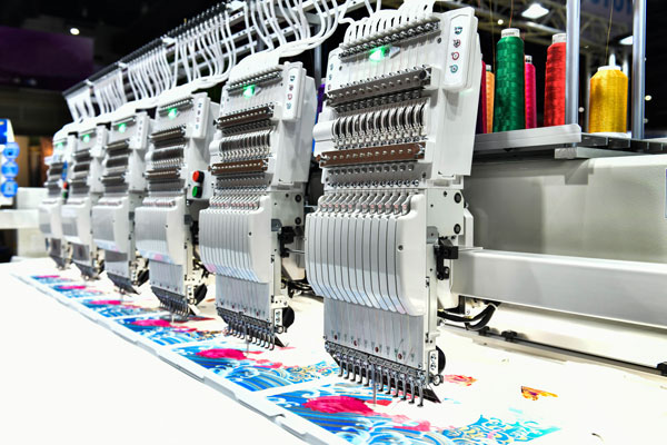 Image showing an embroidery machine 